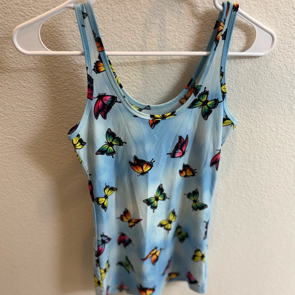 No Boundaries Multicolor Butterfly Camisole